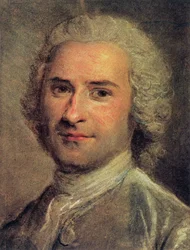 Retrato de Jean Jacques Rousseau, 1712-78